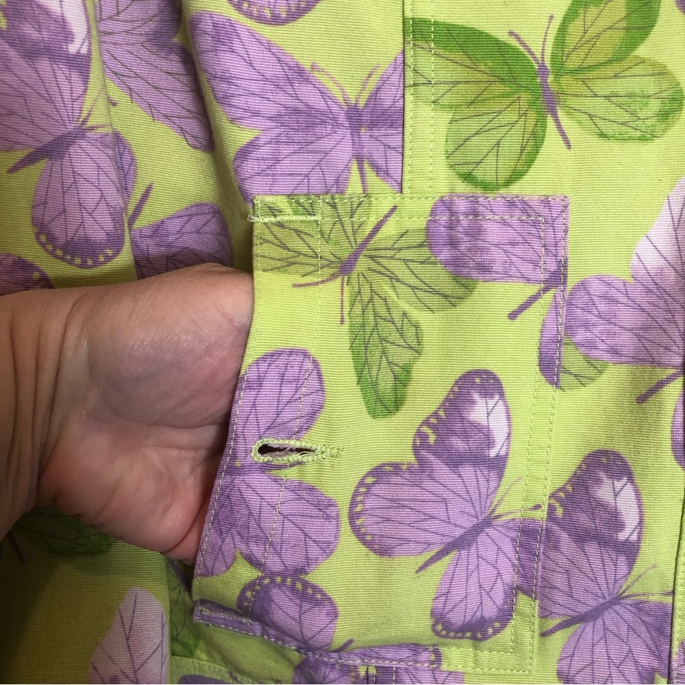 Liz Claiborne Butterfly Jacket Size XL - Picture 2 of 8
